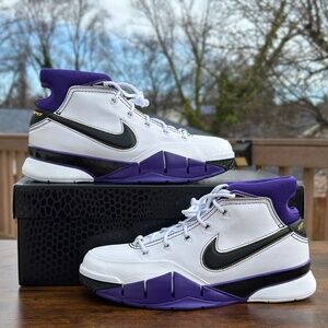 Nike Kobe 1 Protro 81 PT Game (2026)White Black Purple IM0542-100 Men's Size 9.5